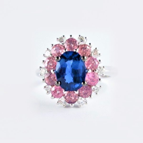 Pink and blue